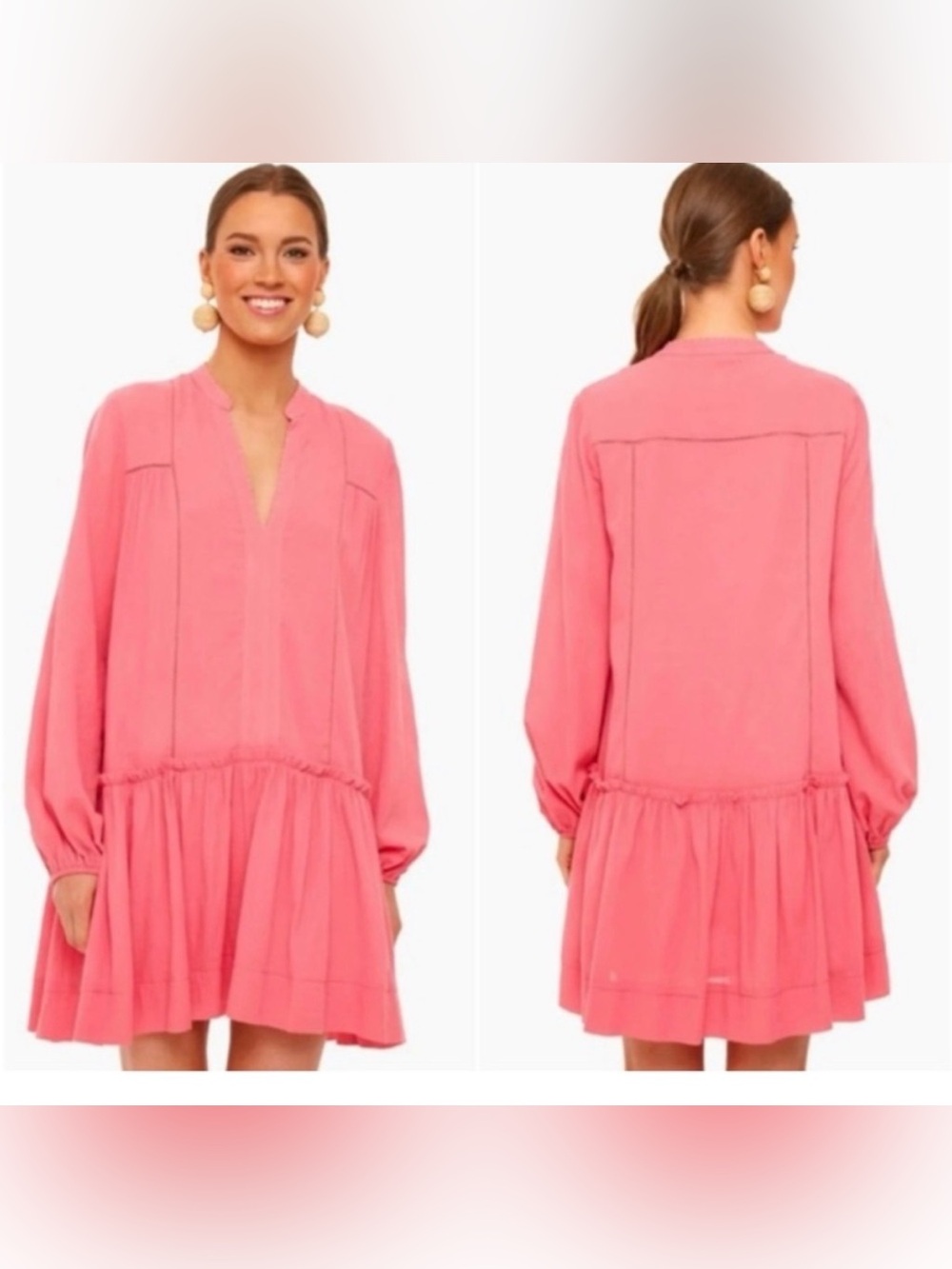 Tuckernuck Pomander Place Ophelia Coverup Dress in Pink Size XL